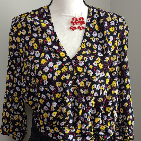 Madewell Wrap Crop-Top Floral - Picture 6 of 8